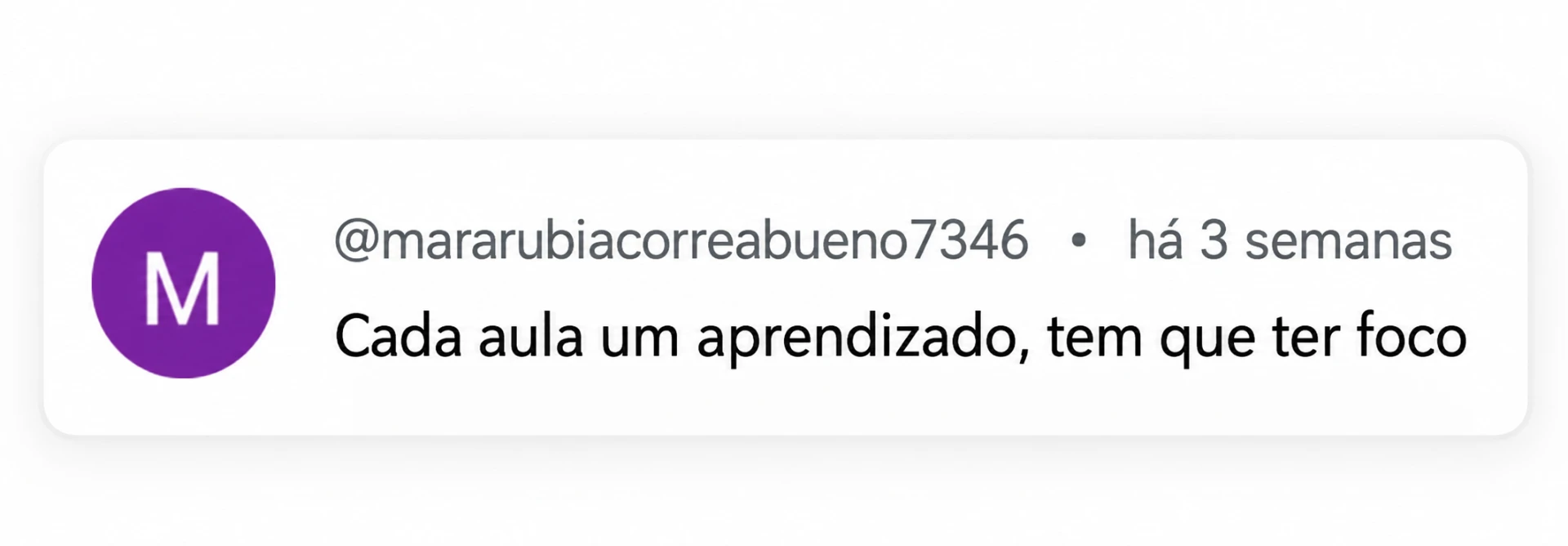 Comentário de @mararubiacorreabueno7346