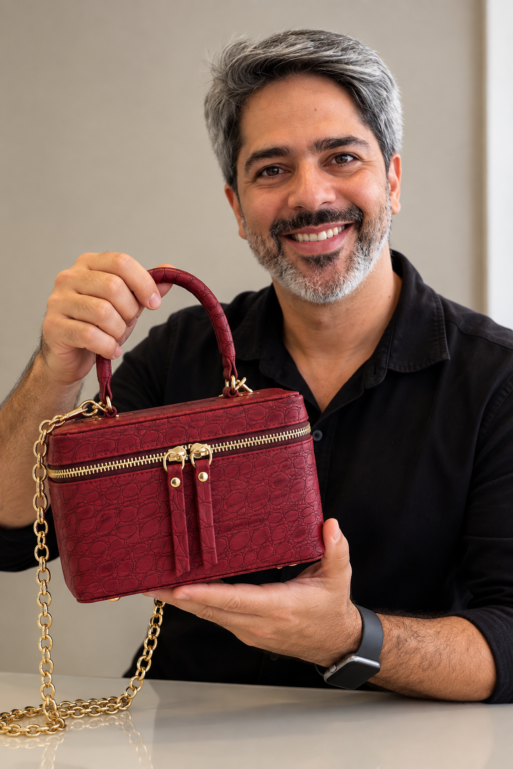 Edu Góis apresentando a Bolsa Marcela